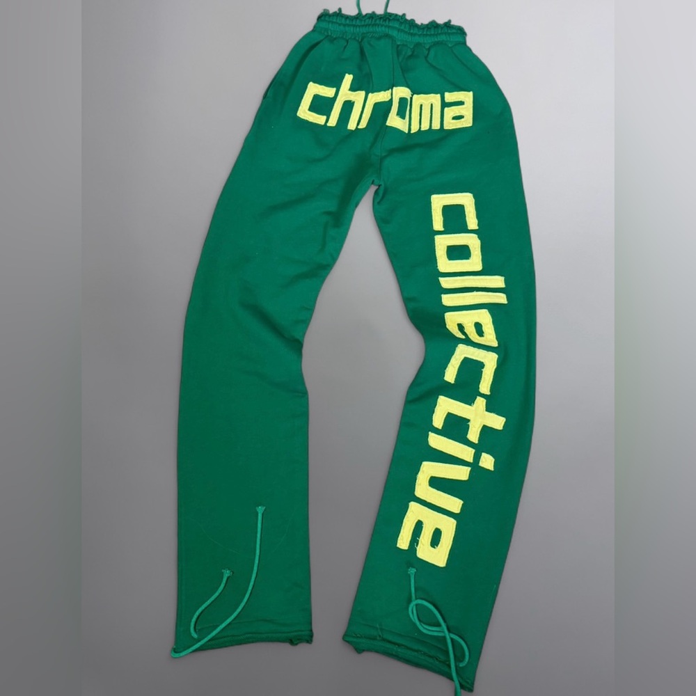 Chroma Collective Green Yellow Sweatpants